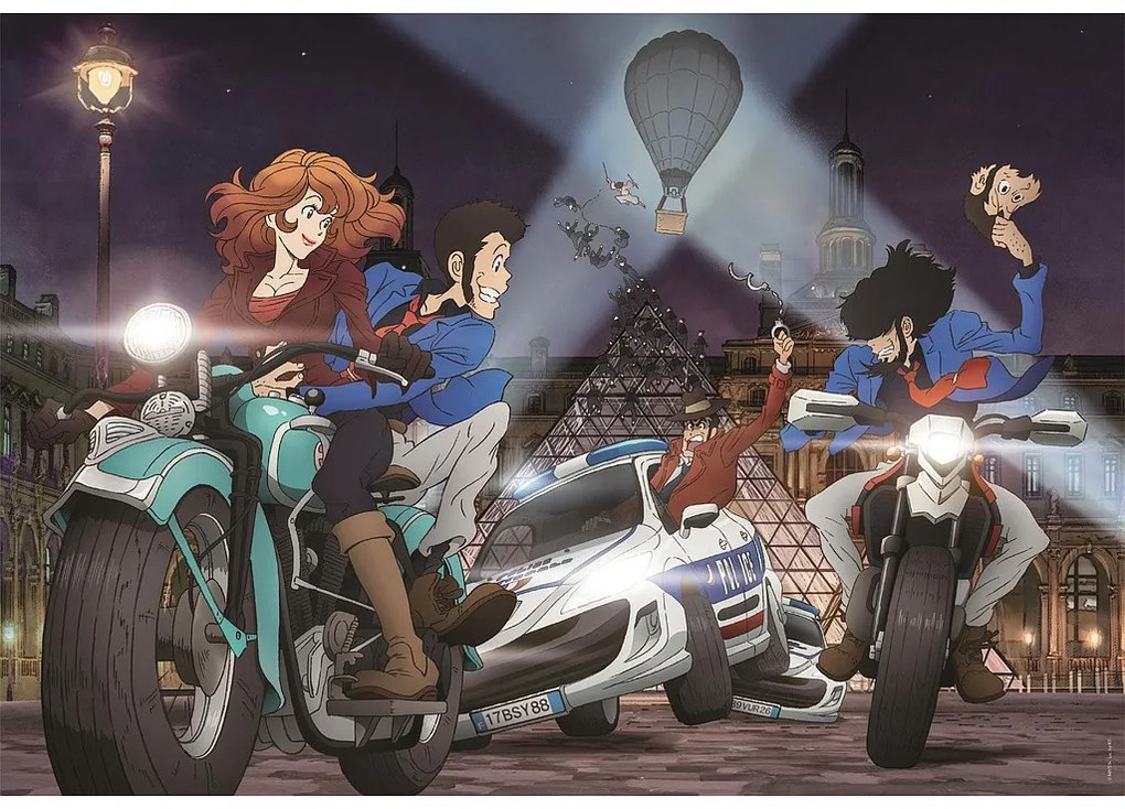 Lupin III Pursue 1000 db-os Compact puzzle Clementoni