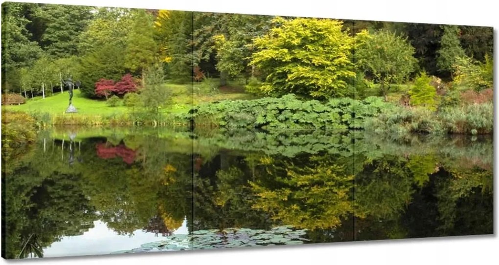 Festmények 120x60 Park tükröződés