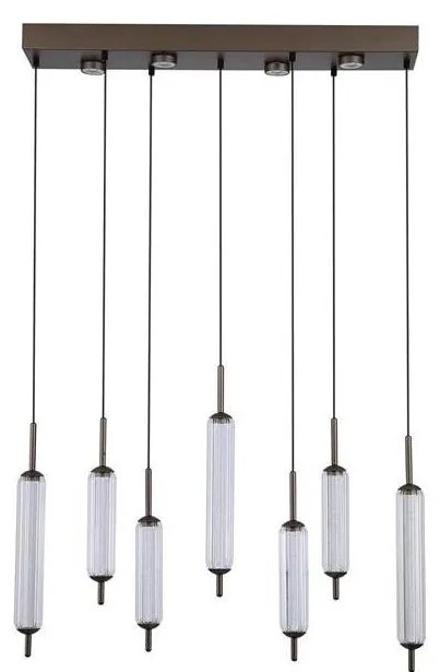 Searchlight 76210-7CL - CATTAIL LED dimmelhető kábeles függeszték LED/33W/230V