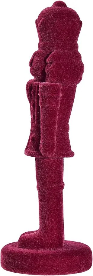X-MAS diótörő 30 cm , bordó