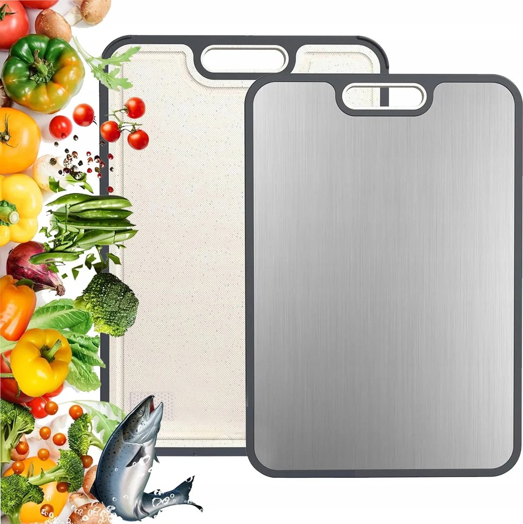 Konyhai vágódeszka, élelmiszerrel való érintkezésre biztonságos, tapadásmentes