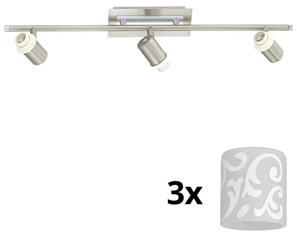 Eglo - LED spotlámpa MY CHOICE 3xE14/40W/230V króm/fehér