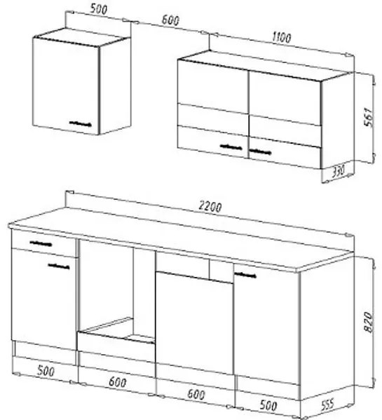 Hagen220 konyhabútor Sonoma - Fehér N
