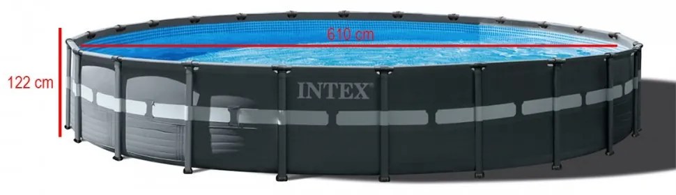 Intex ULTRA XTR fémvázas kör medence szett homokszűrővel, 610 x 122 cm