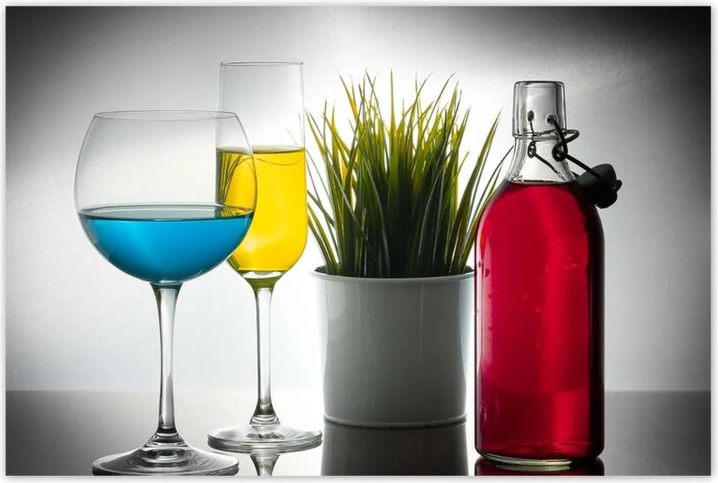 Poszterek 120x80 Színes italok Italok