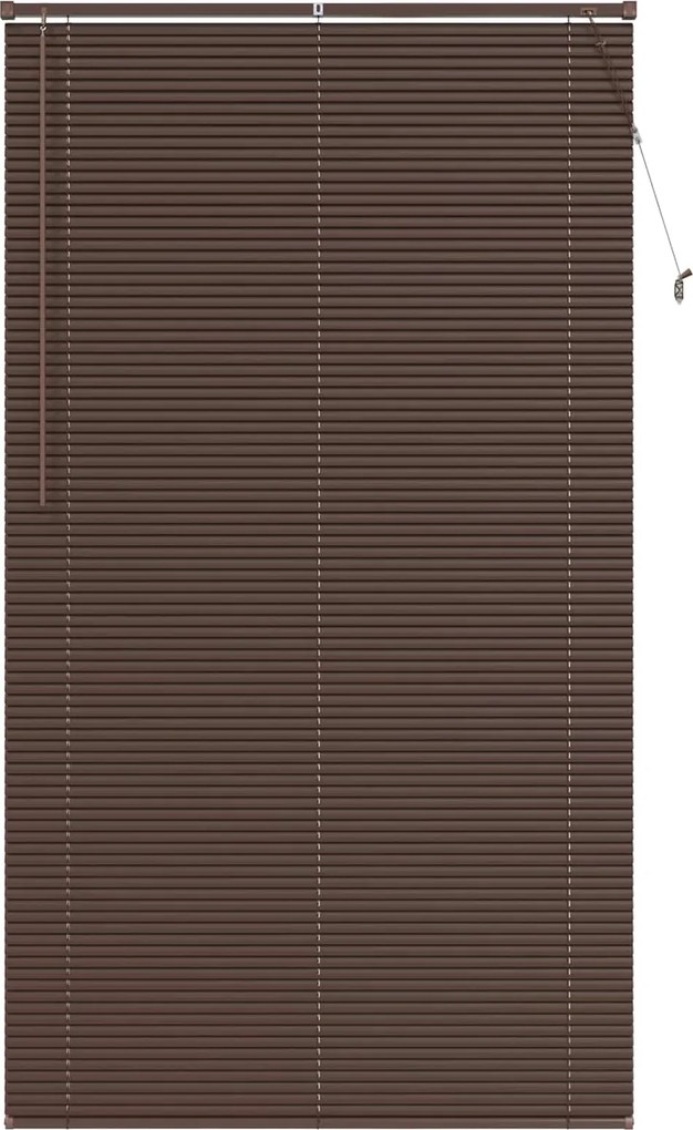 vidaXL Zsaluzia Állítható Sötét barna mintával 213 x 110 cm PVC