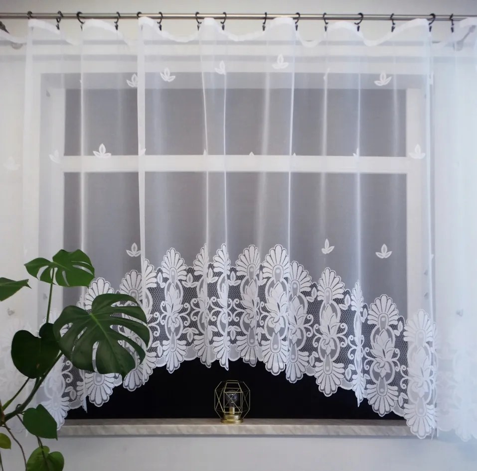 Mg Függöny Fehér Ív 600x125 kész szalaggal Patrícia lengyel