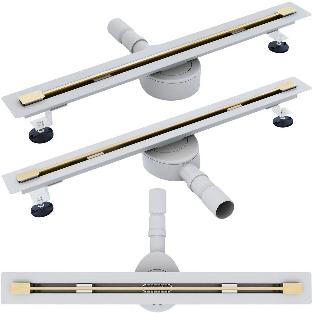 lineáris lefolyó Rea Neo Ultra Slim Pro Gold Brush 60