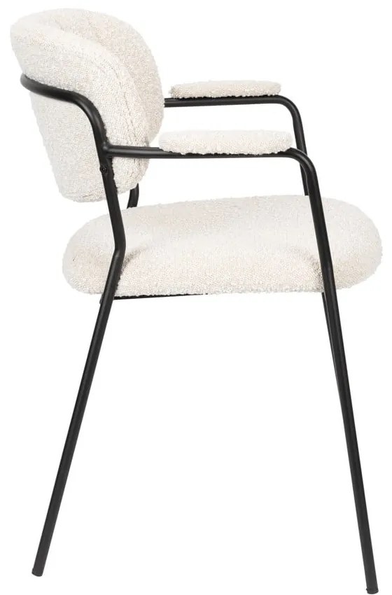 Fehér étkezőszék szett 2 db-os Jolien – White Label