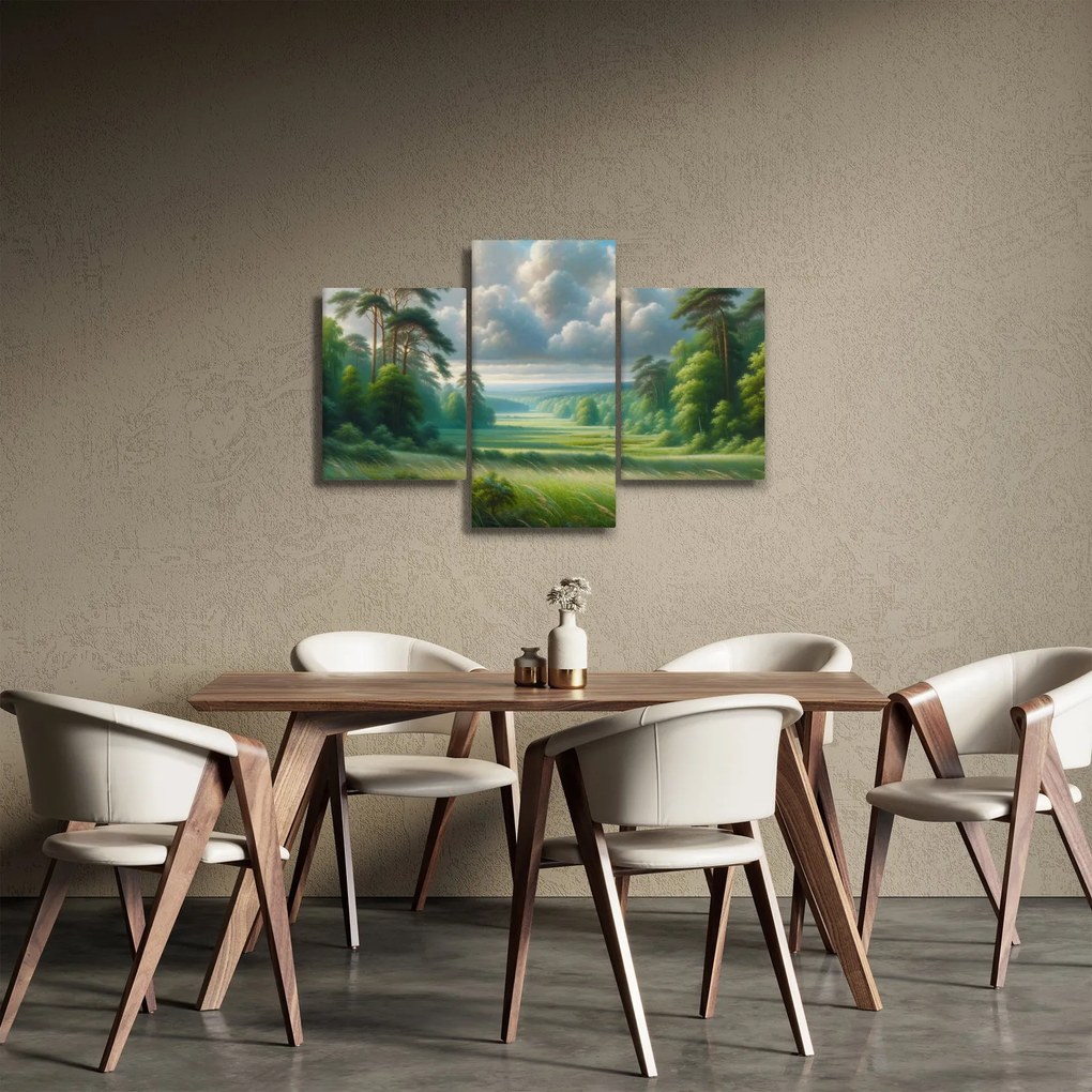 Kép - Zöld táj (90x60 cm)