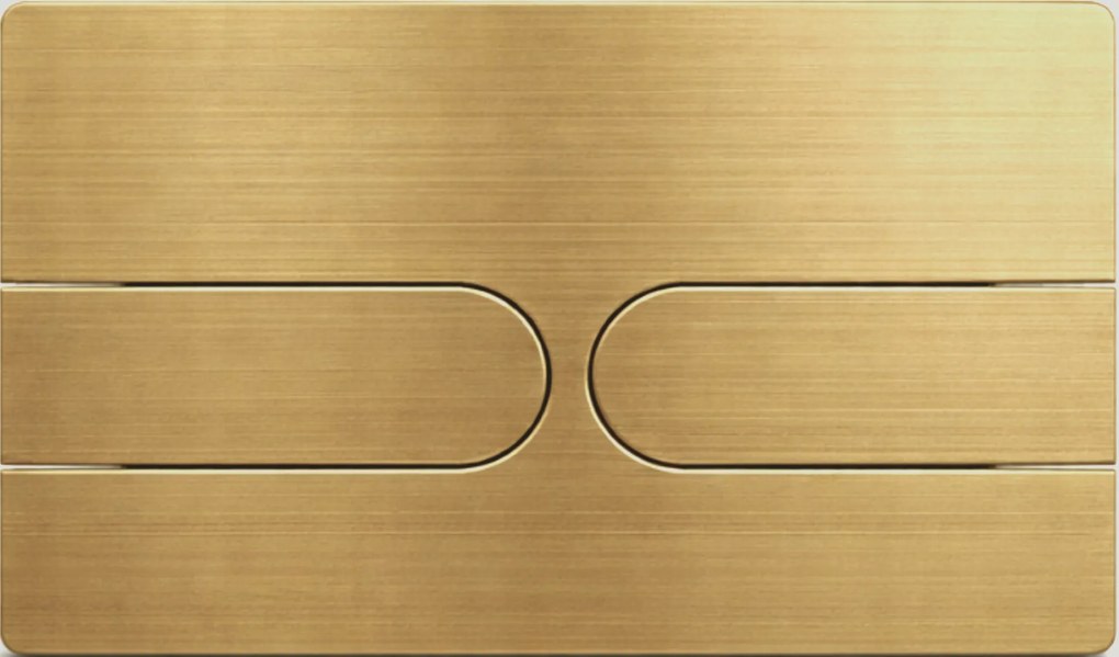 Öblítőgomb Acél T3 arany Titan wc-hez Jomo Werit Jomo Tech