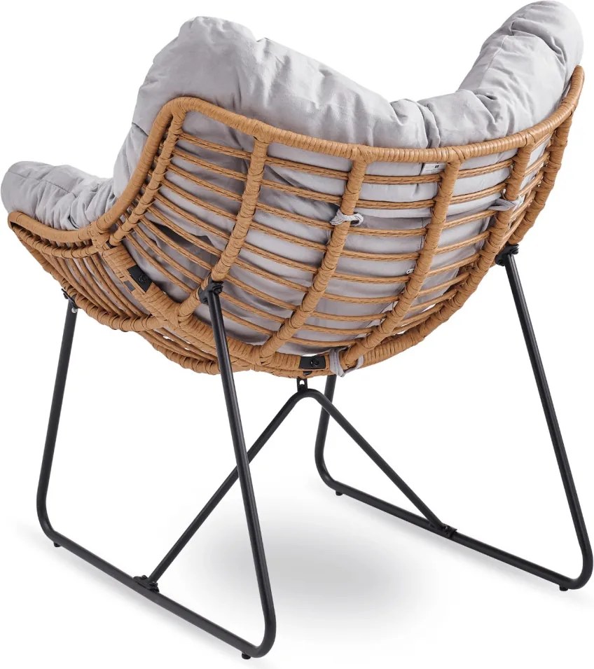 Pihenőfotel szürke színben FIN