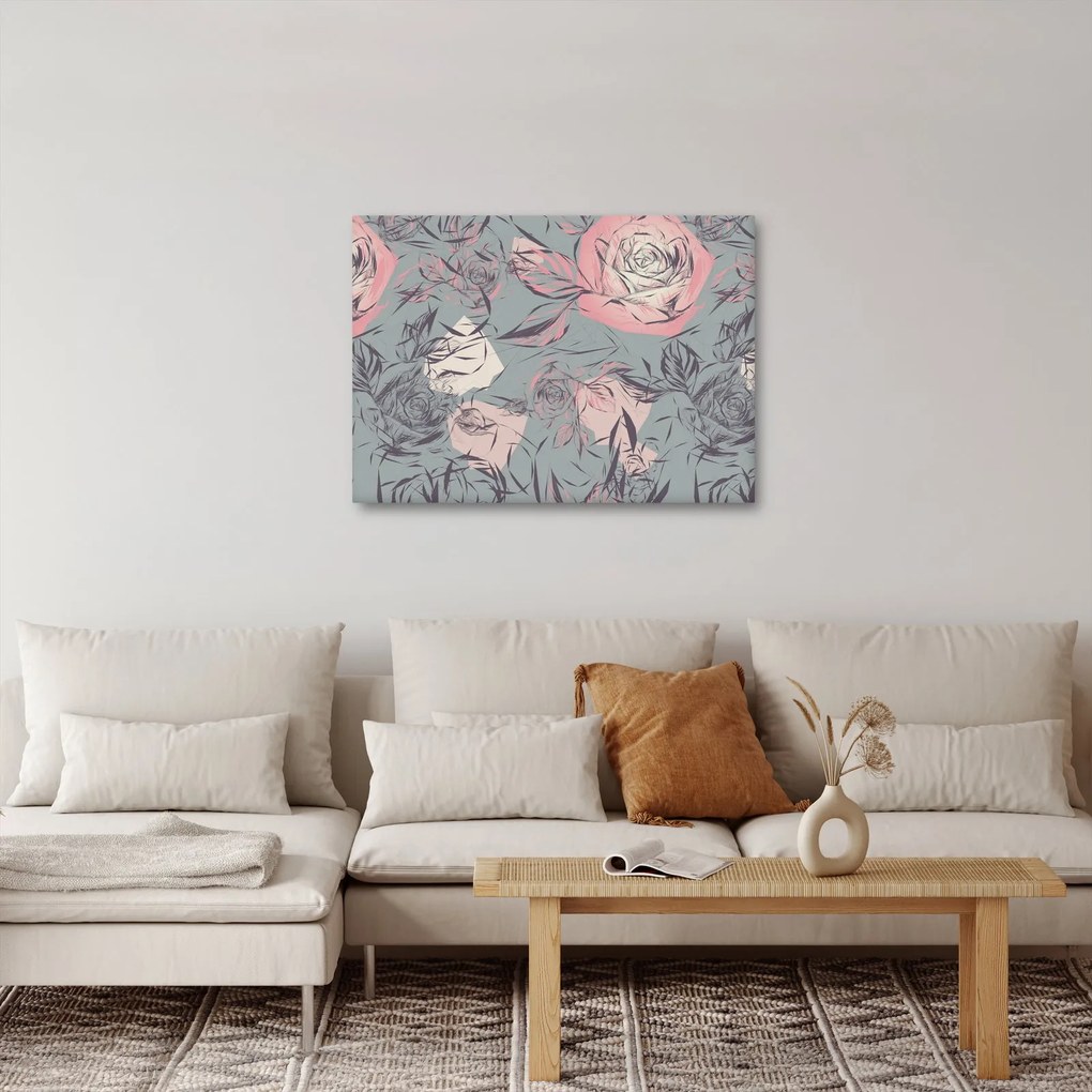 Kép - Rózsák (70x50 cm)
