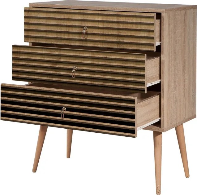Trio komód, 80 cm – TR869VEL3432