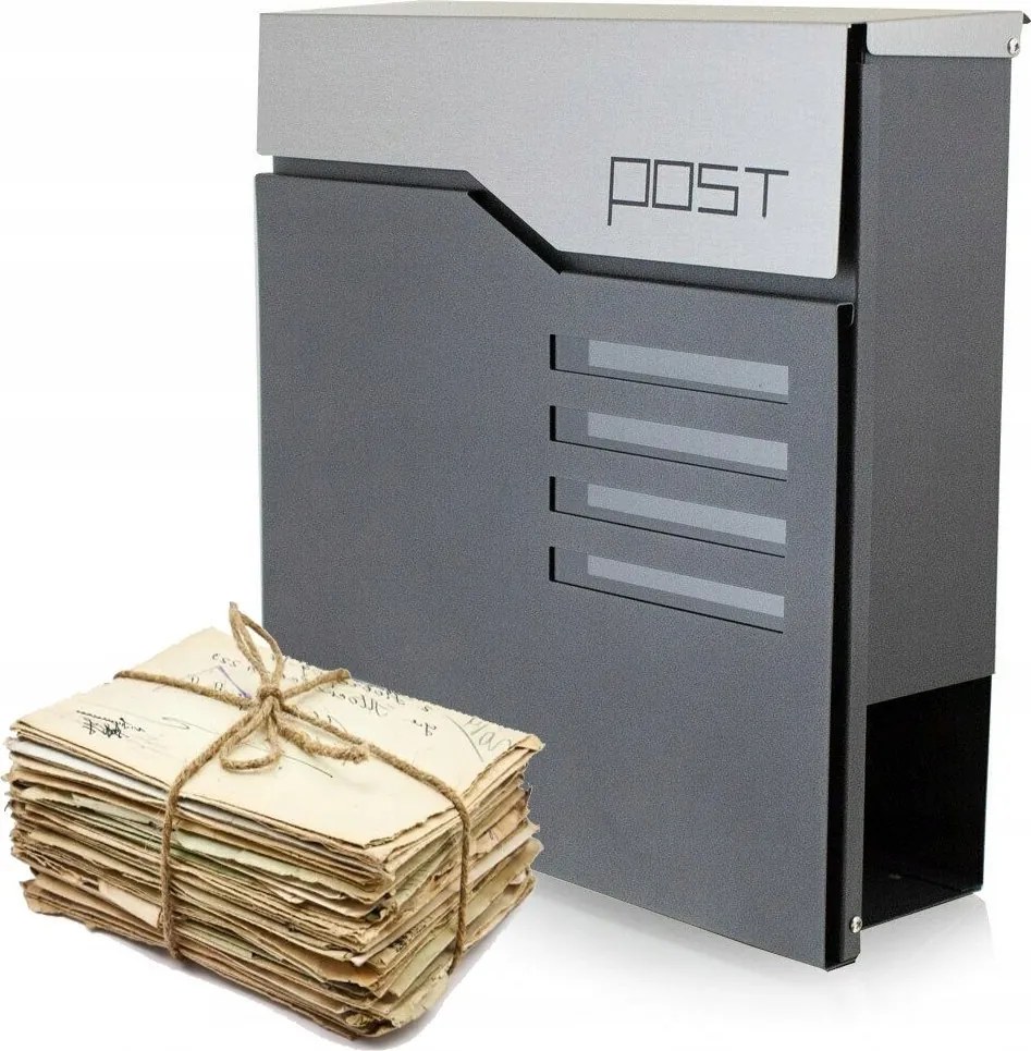 Modern Postaláda Újság Levelekhez Divatos Design