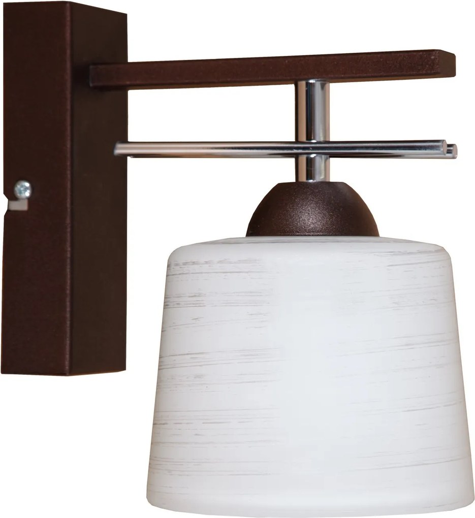 Fali Lámpa Elegáns Üvegbúrával