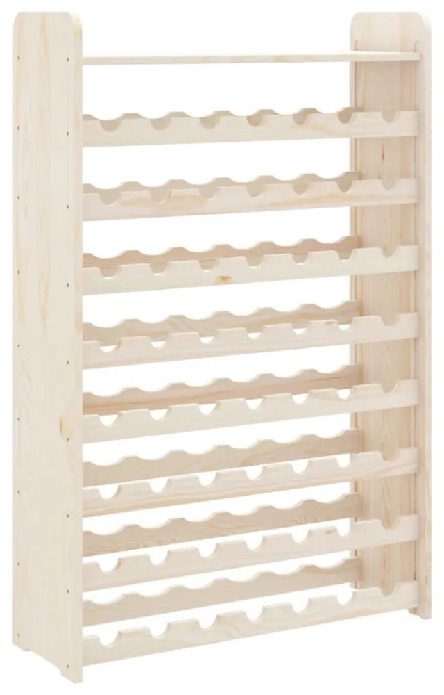 tömör fenyőfa bortartó állvány tetővel 72,5 x 25 x 111,5 cm