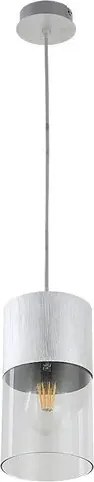 Rabalux zelkova beltéri függeszték e27 ip20 súrolt aluminium