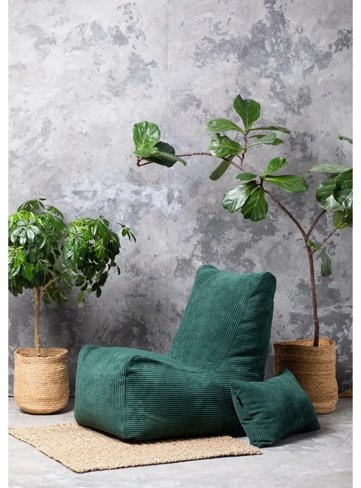 Krémszínű buklé babzsákfotel Seat Lounge – SLOWDOWN