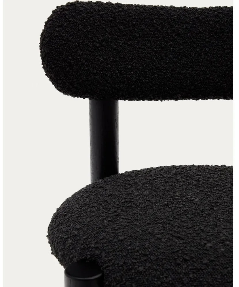 Fekete étkezőszék szett 2 db-os Nebai – Kave Home