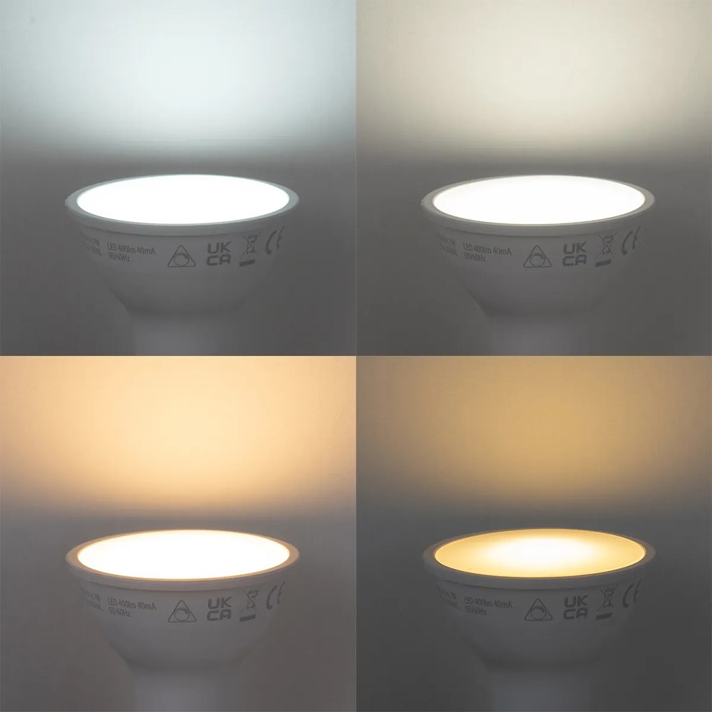 Okos GU10 dimmelhető LED izzókészlet 4,7W 400 lm 2700K-6500K Zigbee Smart Hub-bal