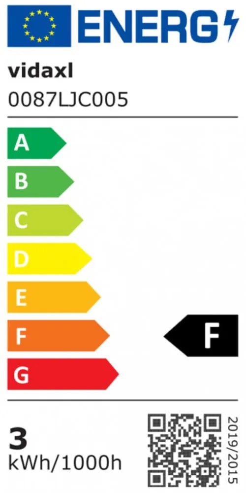 2 db fekete kerek kültéri LED falilámpa 3 W