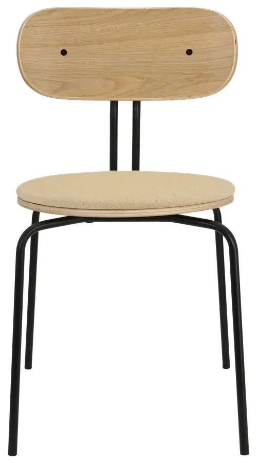 Fekete-bézs étkezőszék Curious – UMAGE