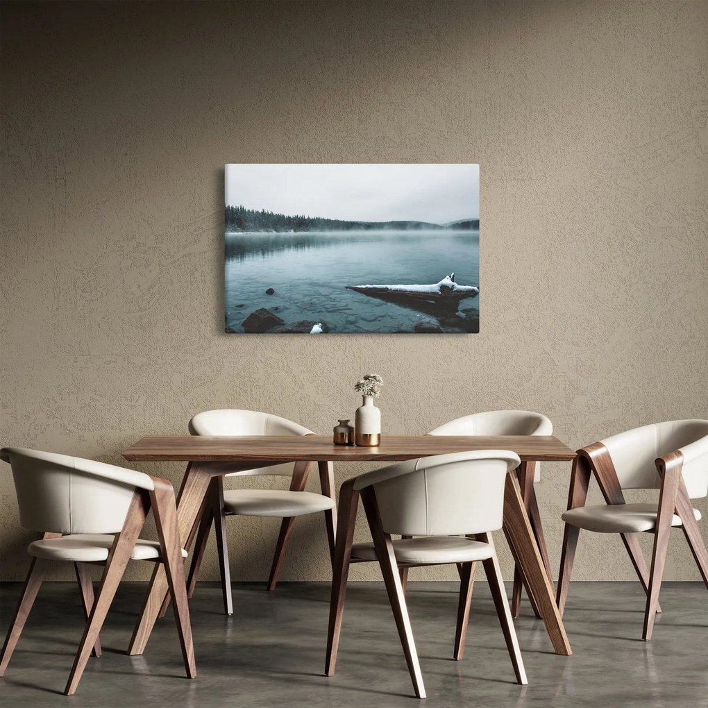 Kép - jeges északi tó (90x60 cm)