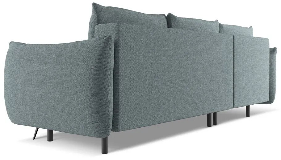 Világoskék sarokkanapé (bal oldali) Malie – Makamii