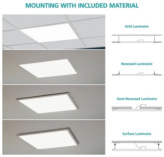 Eglo 96151 - LED Beépíthető panel SALOBRENA LED/40W/230V