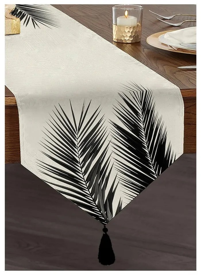 Asztali futó 45x140 cm Black Tree – Minimalist Cushion Covers