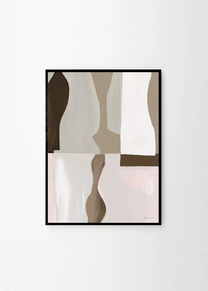 Poszter 50x70 cm Pastels en Forme – Anna Johansson – The Poster Club