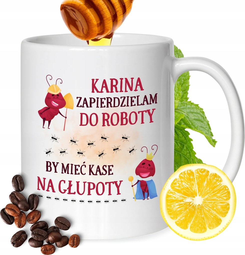 Bögre Karina Barátnőknek Ajándék Nyomtatott Fehér 330ml