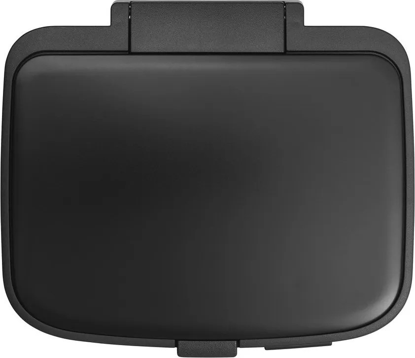 Matt fekete acél pedálos szemetes 7 l Bo – Brabantia