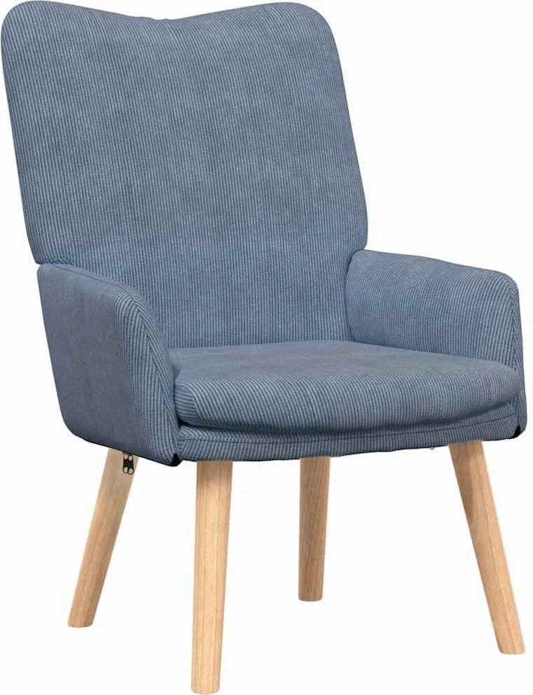 vidaXL karosszék Kék 63 x 67 x 94 cm szövet