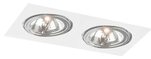 Shilo 7328 - Beépíthető lámpa KOMORO 2xGU10/15W/230V fehér