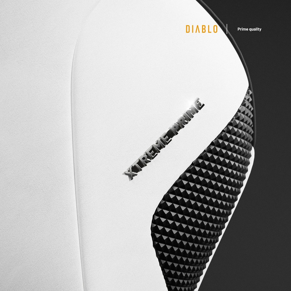 Gamer szék fehér Normal Size: Diablo X-One Prime Ghosted White