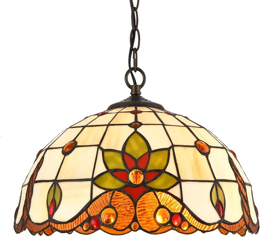 Prezent TIFFANY XVII. 220 Függőlámpa 2x60W/E27 IP20