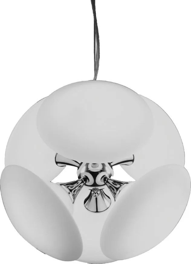 PREZENT 64300 DIAMO Modern Függesztett Lámpa Króm, Opál E14 IP20