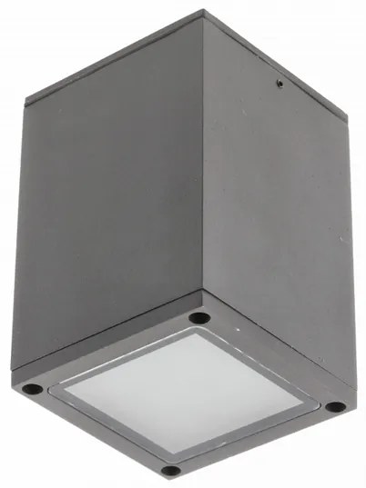 Lámpa Mennyezeti lámpatest LENTO, aluminium, 100x130, IP54, max 35W, négyzet, grafit