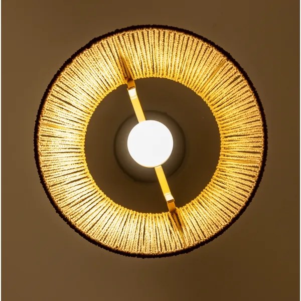 Brilagi - LED csillár kábelen CERIA BOHO 1xE27/40W/230V átm. 28 cm barna