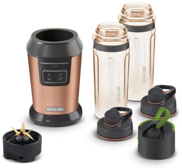 Sencor - Smoothie turmixgép tartozékokkal 800W/230V rézszínű