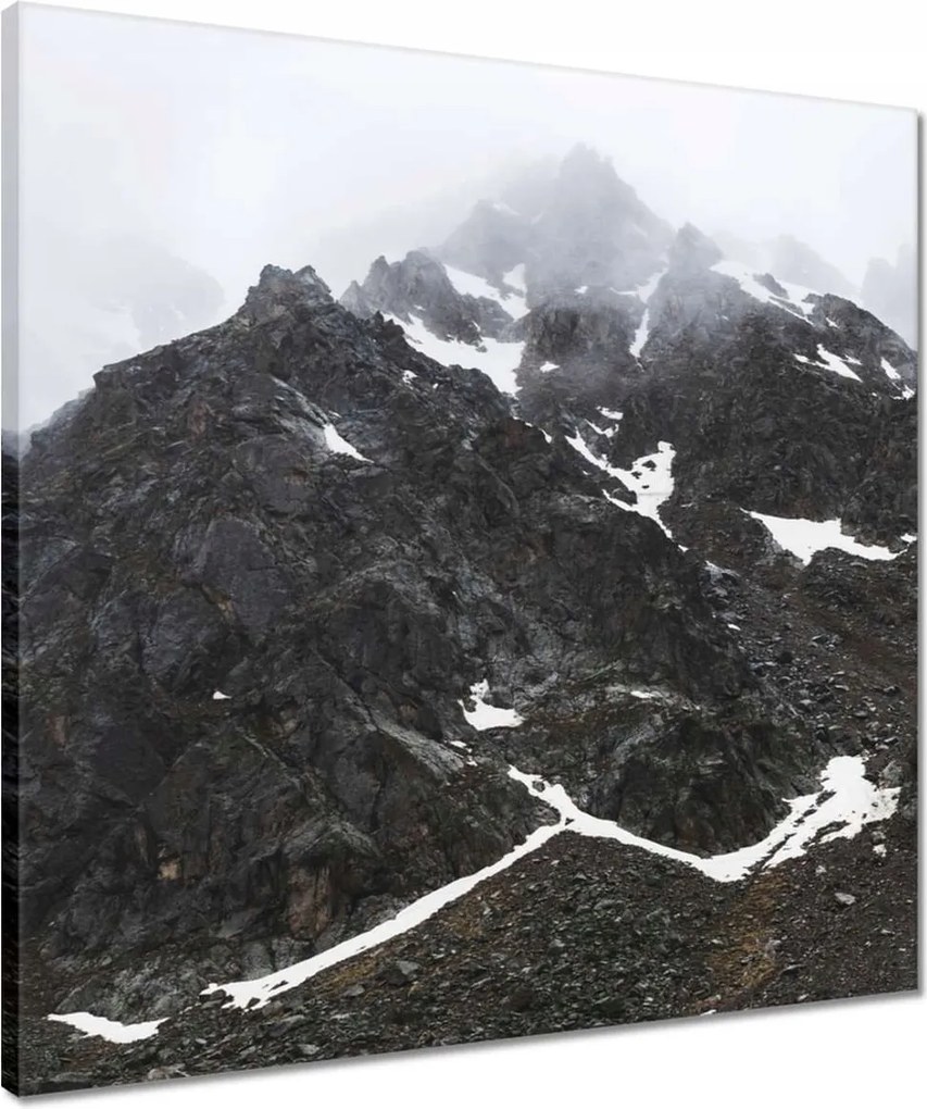 Vászonkép 50x50 Kúszó köd csúcs