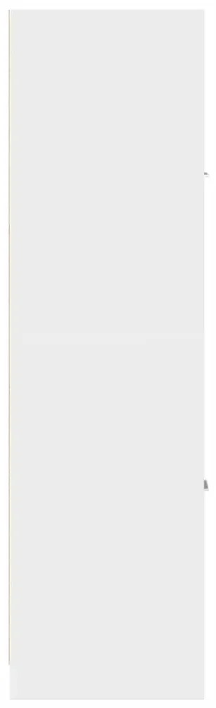 fehér patikusszekrény 30 x 41 x 144,5 cm rétegelt fából