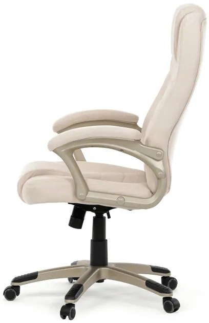 Bézs Szövet Irodai Főnöki Szék, Hinta Mechanikával. KA-C713 CRM2
