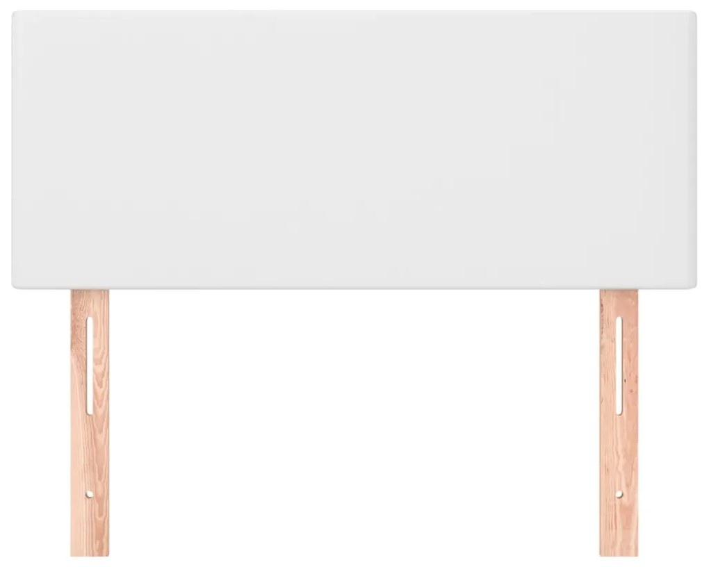 fehér műbőr fejtámla 90x5x78/88 cm