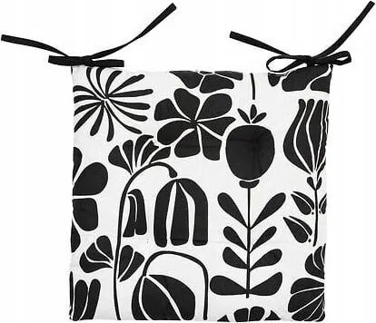 Twisted Lime székpárna Fehér Fekete