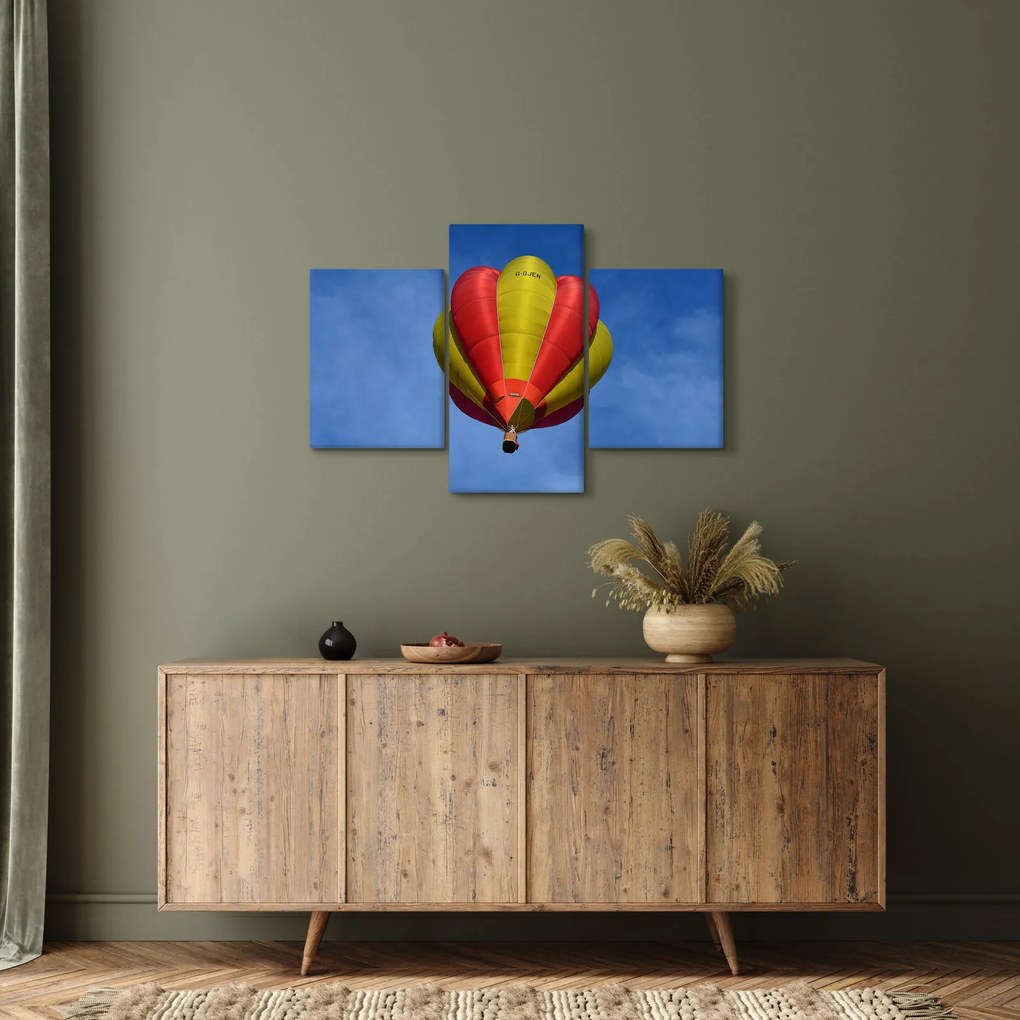 Repülő léggömb képe (90x60 cm)