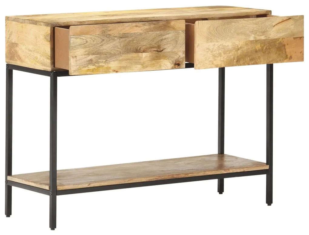 tömör mangófa tálalóasztal 100 x 35 x 76 cm