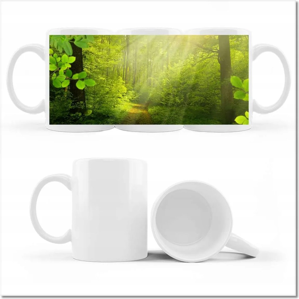 Fényképes bögre Varázslatos erdő Sugár